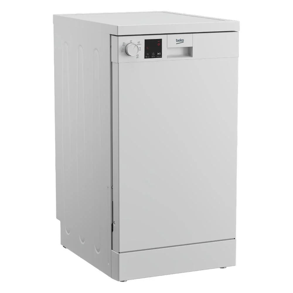 Lavastoviglie A Libera Installazione Beko DVS05024W Slim 10 Coperti Classe E (A85xL44,8xP60) Bianco Porgramma Mini