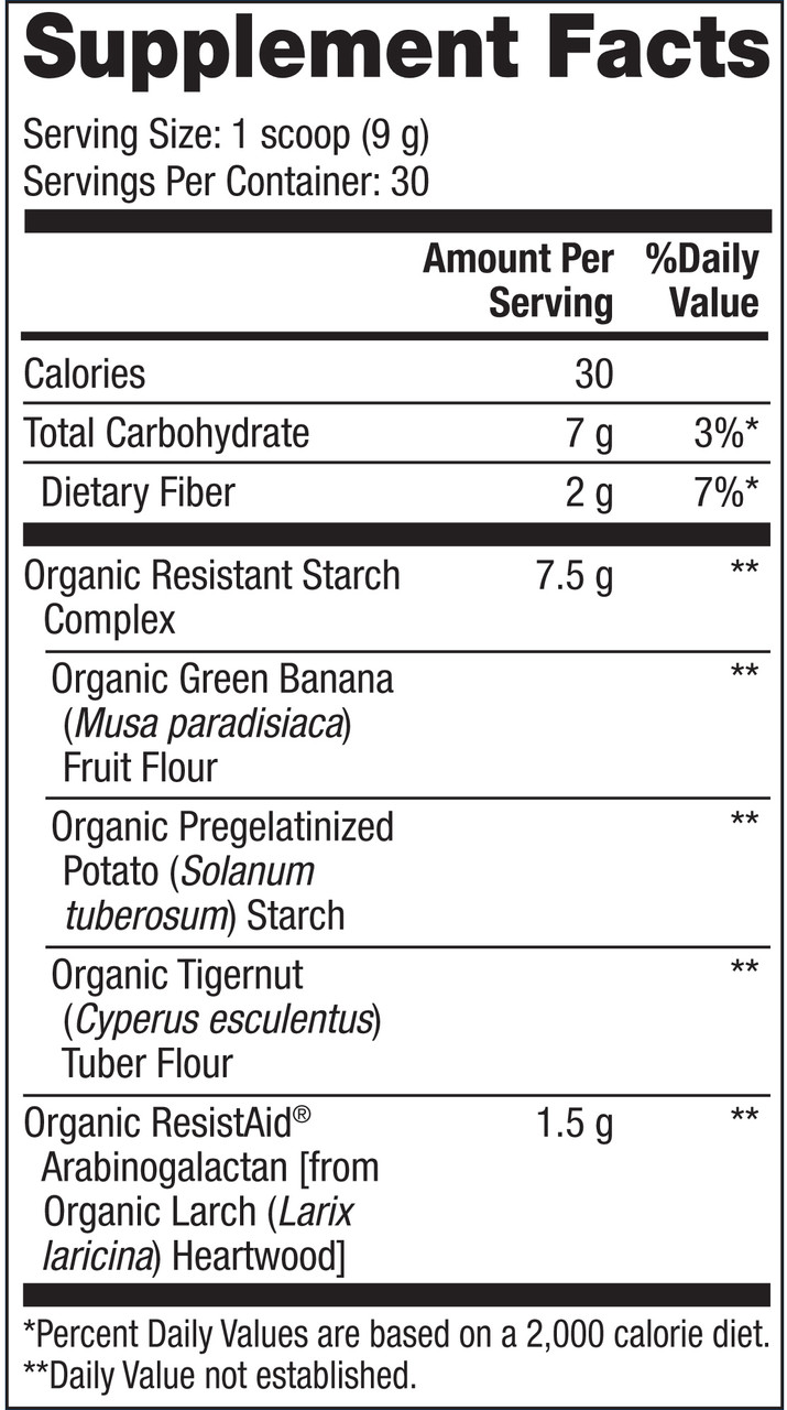 Organic Resistant Starch Complex 9.52 ounce