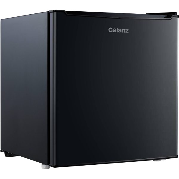 1.7 Cu ft Single Door Mini Fridge, Black
