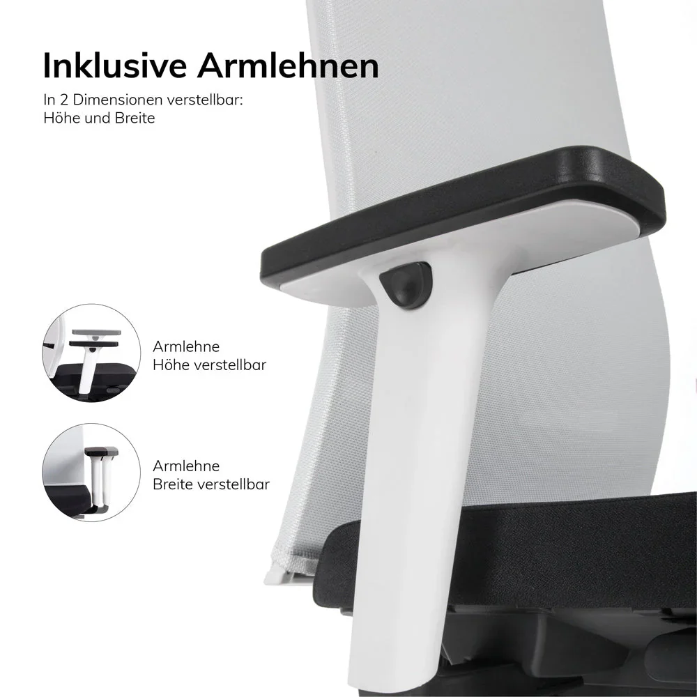 2025 Silla de Oficina Ergonómica con Respaldo de Malla lento Agilis Matrix MT12 EDICIÓN ESPECIAL Pure Black