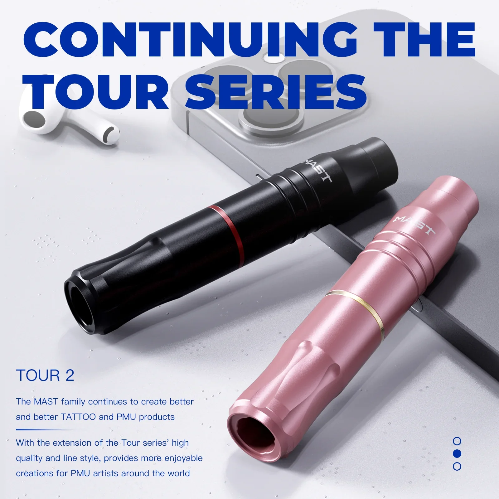 Kit de Baterías Mast Tour2 para Máquina de Tatuaje Inalámbrica tipo Bolígrafo