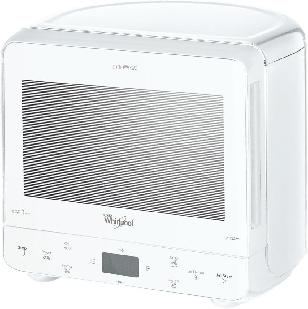 Whirlpool MAX 38 FW - Horno microondas con botones táctiles (13 L, 700 W), color blanco