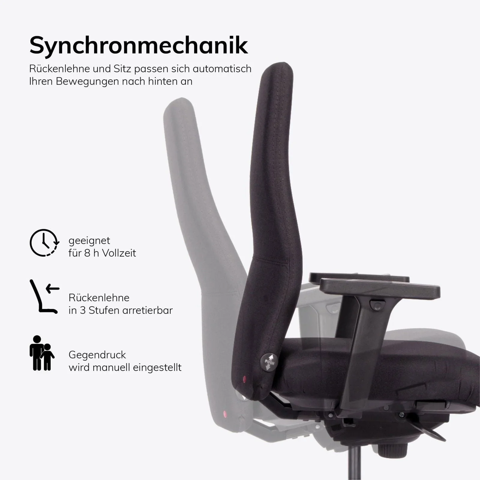 2025 Silla de Oficina Ergonómica lento Agilis AG10 | Gama de Colores | Tejido Bondai | Reposabrazos