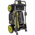 2025 40V Brushless 20-inch Self-Propelled Hand Lawn Mower, Grass Trimmer and Leaf Blower with (2) Batteries and (2) Chargers
