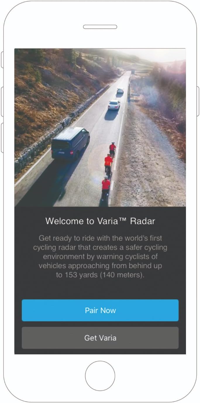 Garmin Varia RTL515 Rearview Radar & Tail Light, LED Display, 153-Yard Vehicle Alerts, Battery Powered, Compact Design