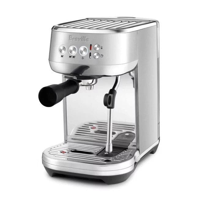 Breville The Bambino Plus Espresso Machine, Stainless Steel-BES500