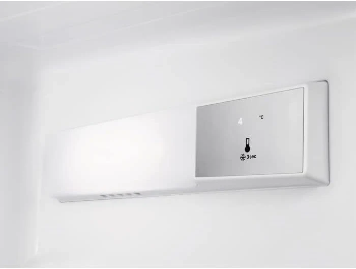 AEG RDB424E1AW Frigorífico de dos puertas de libre instalación/Serie 5000 con ColdSense/1434 mm/Congelador superior/206 L/LowFrost – menos formación de escarcha/Color: Blanco/E
