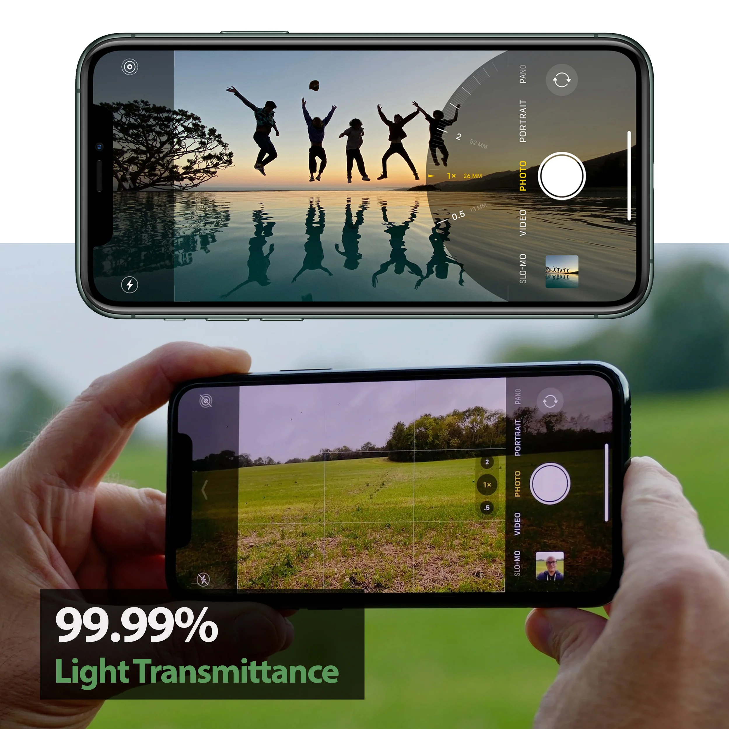 Kameraschutz f��r iPhone Kameraglas �C 9H Geh?rtet, Ultra-Kratzfest Passgenauer Schutz