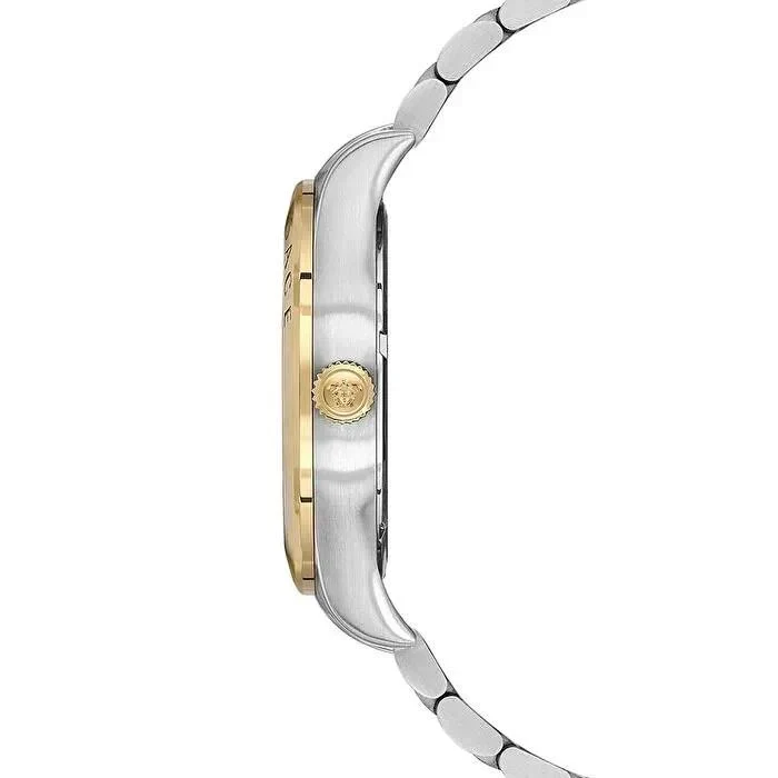 Versace Hellenyium Two-Tone Swiss Movement Date Watch - VEVK01121