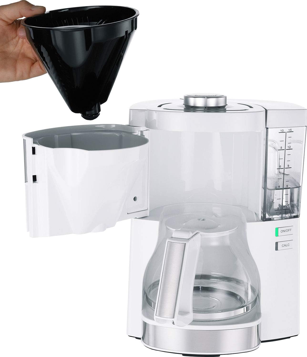 Melitta Look Perfection - Filterkaffeemaschine - mit Thermokanne - Tropfstopp - 10 Tassen - Schwarz (1025-16)