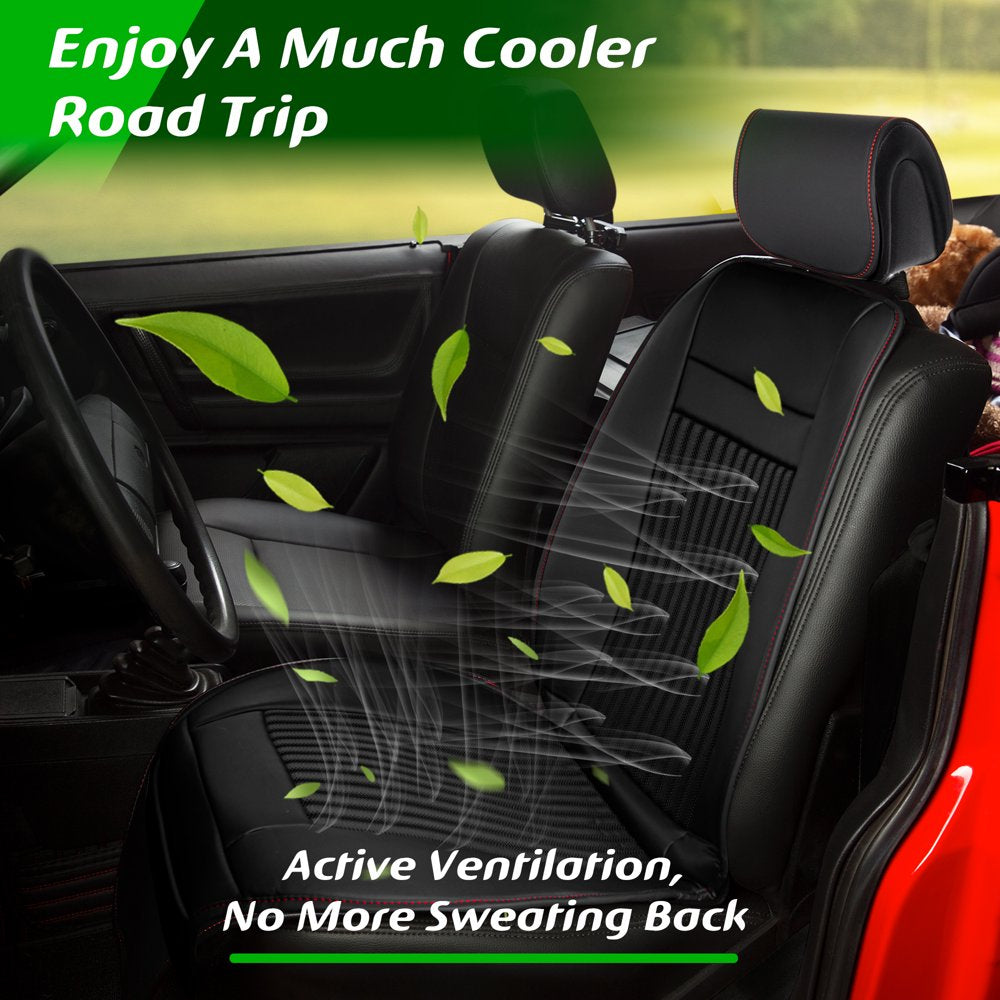 Paffenery Luxury Heated and Cooling Car Seat Cover, Warmer Cushion 12-24V Universal Fit