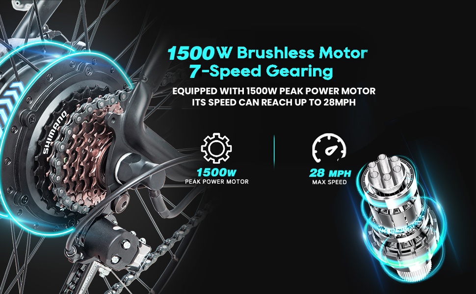1500W PEAK POWER MOTOR