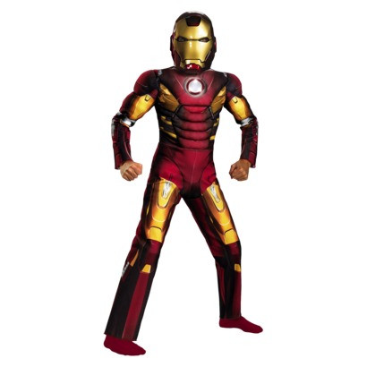 Avengers Iron Man Mark 7 Muscle Light Up Child Costume