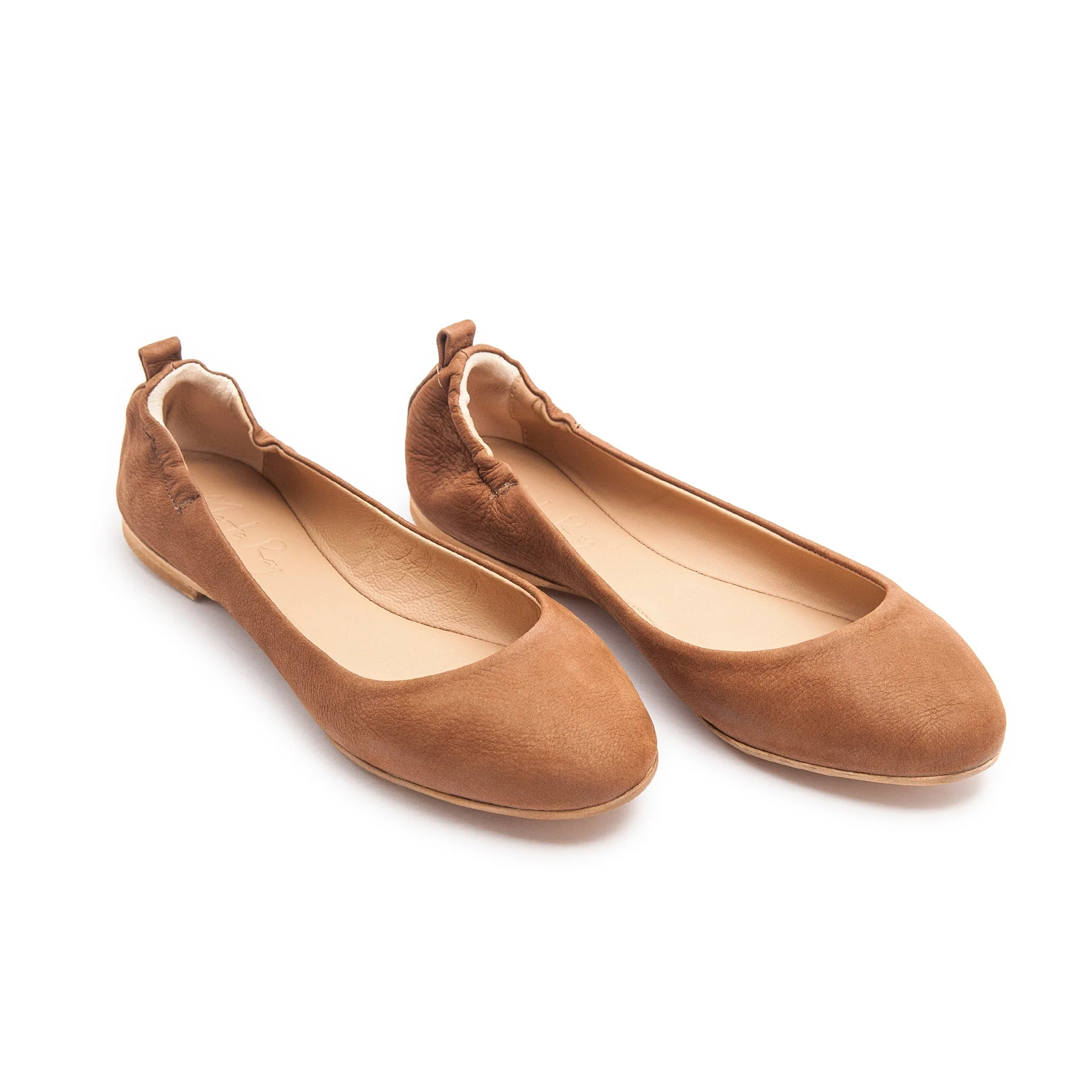 Ballerina tonda sacchetto long beach caramello
