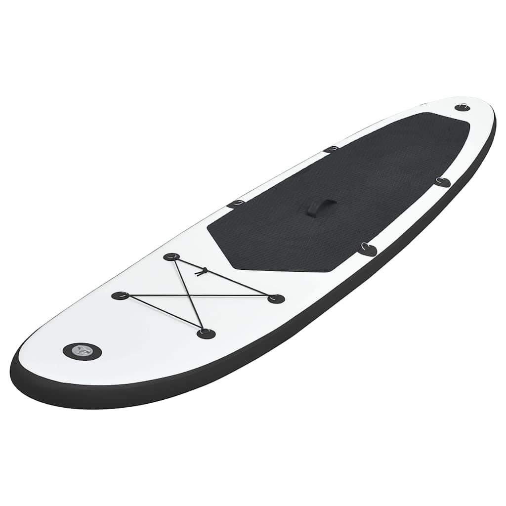 2026 Juego de tabla de paddle surf hinchable blanco y negro v7909