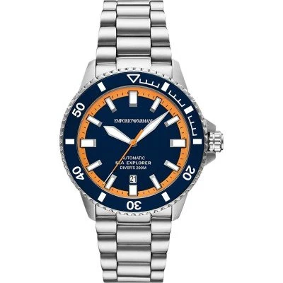 Emporio Armani Sea Explorer Automatic Multicolored Stainless Steel Watch  AR60090