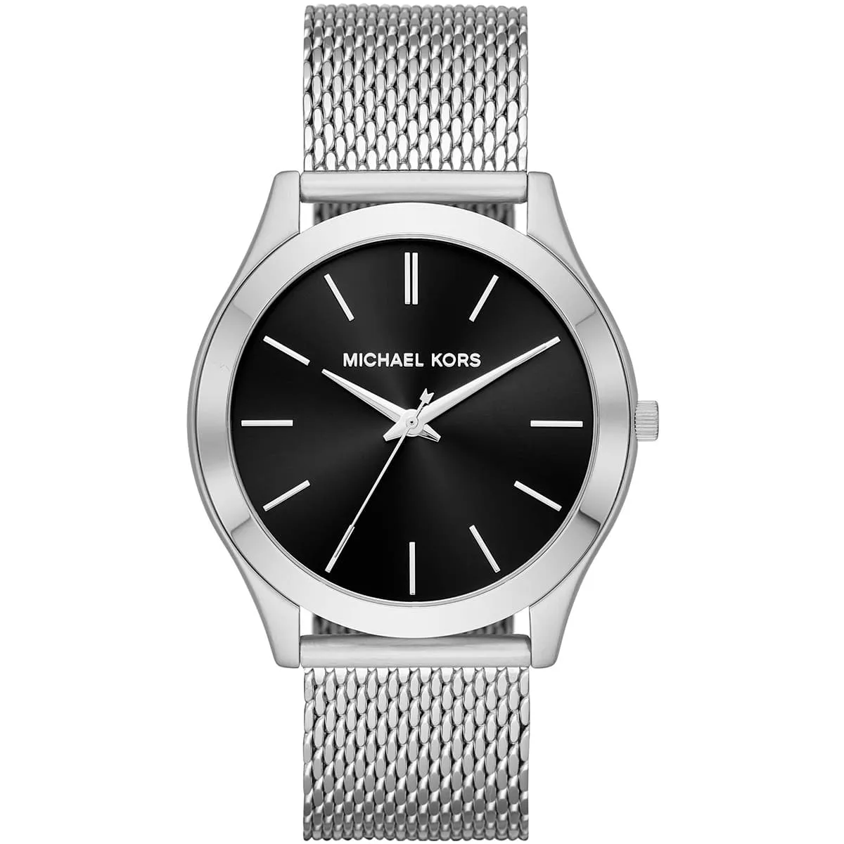 Michael Kors Slim Runway Silver-Tone Mesh Men's Watch - MK8606