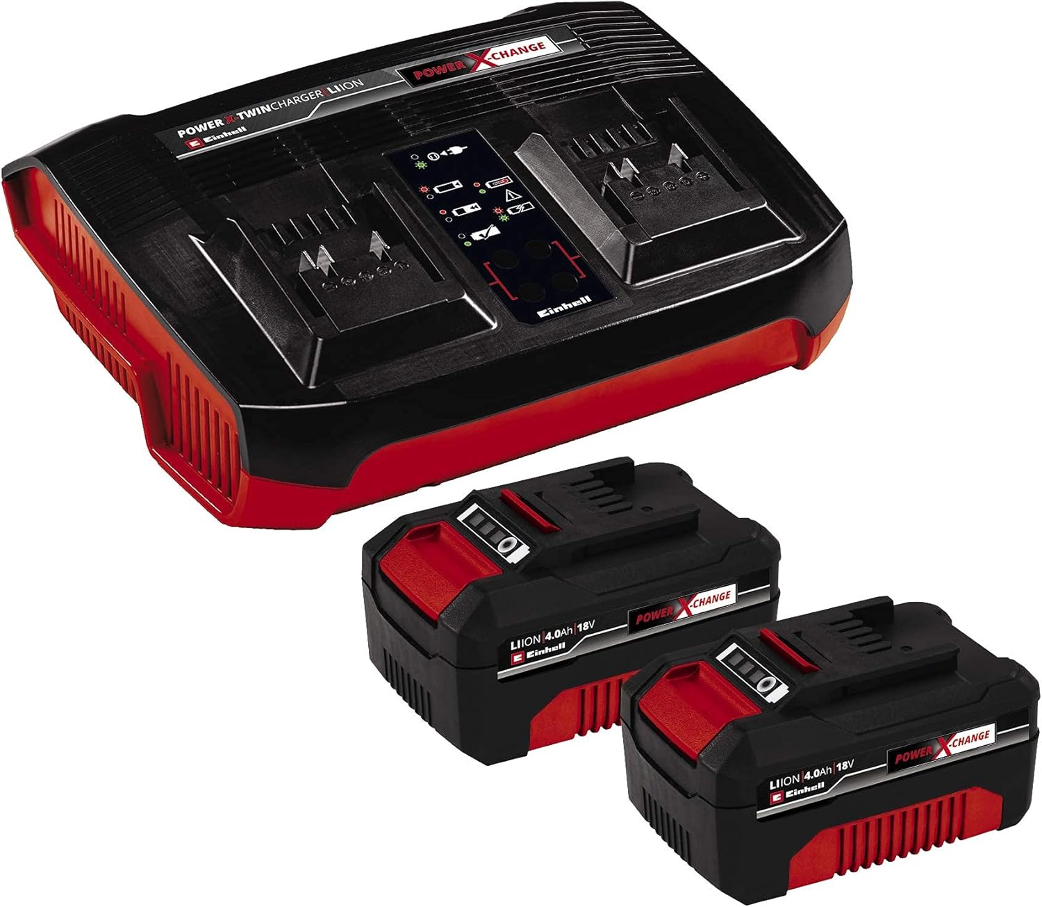 Einhell Akku-Rasenmher GE-CM 36/37 Li-Solo Power X-Change (36 V, 37 cm Schnittbreite, bis 400 m, 45L Grasfangkorb, 25-75 mm Schnitthhe, ohne Akku)