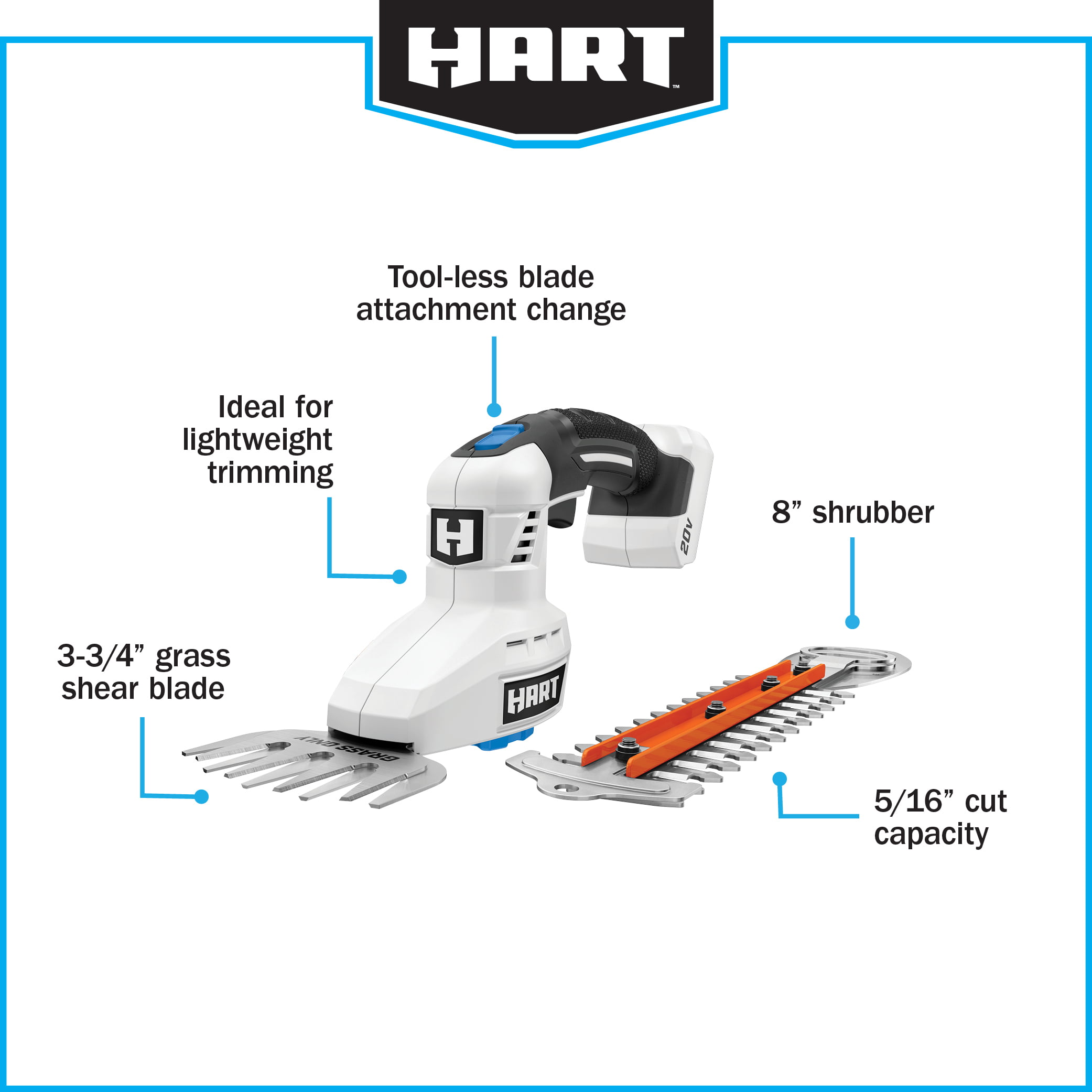 20-Volt Shear/Shrubber (Battery Not Included)