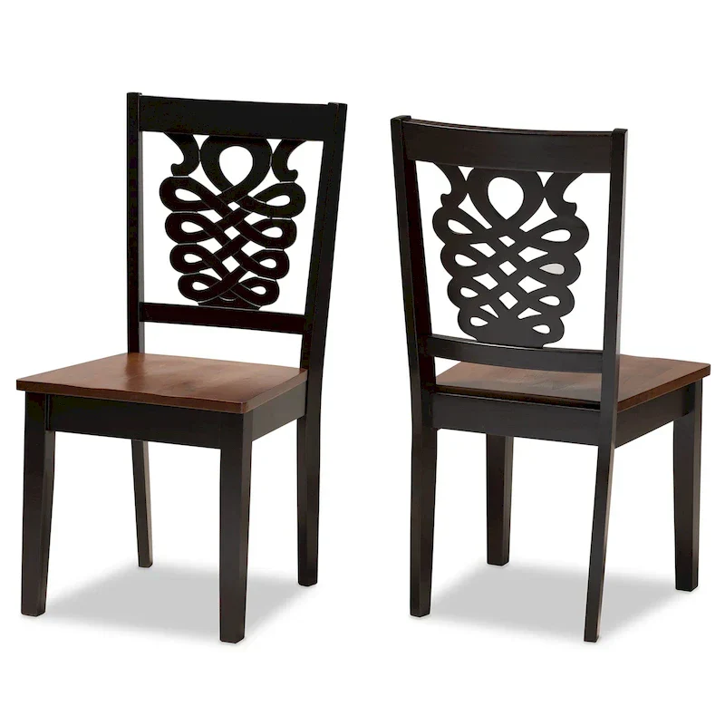 Gervais Modern Transitional 2-Piece Dining Chair Set
