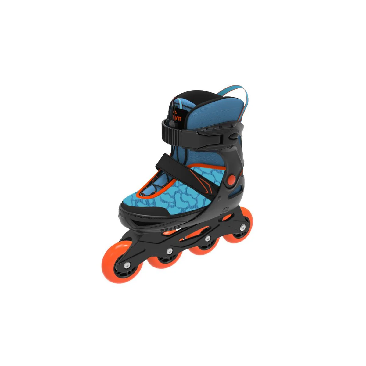 CRIVIT Kinder softboot inlineskates, met aantrekhulp en draaggreep (blauw, 29-33) - B-keus goed