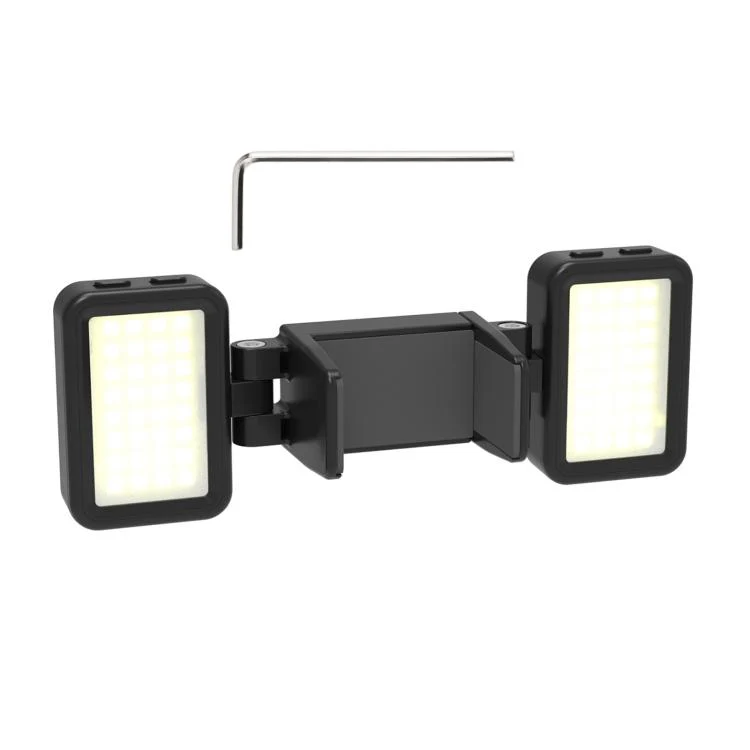 For DJI Osmo Pocket 3 Sunnylife Adjustable LED Video Light Quick-Release Fill Light Tri-Color Dimmable Portable Fill Lamp