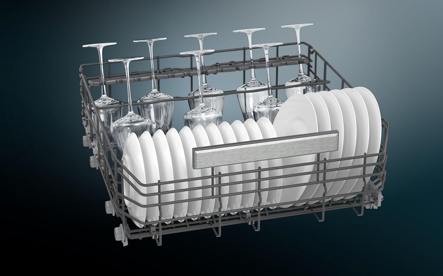 Siemens SN63EX06VE, iQ300 Smarter Geschirrspüler, Vollintegrierte Spülmaschine, 60 cm, Besteckschublade, Extra leise, varioSpeed, Automatische Türöffnung, Dreifach rackMatic, infoLight, intesiveZone