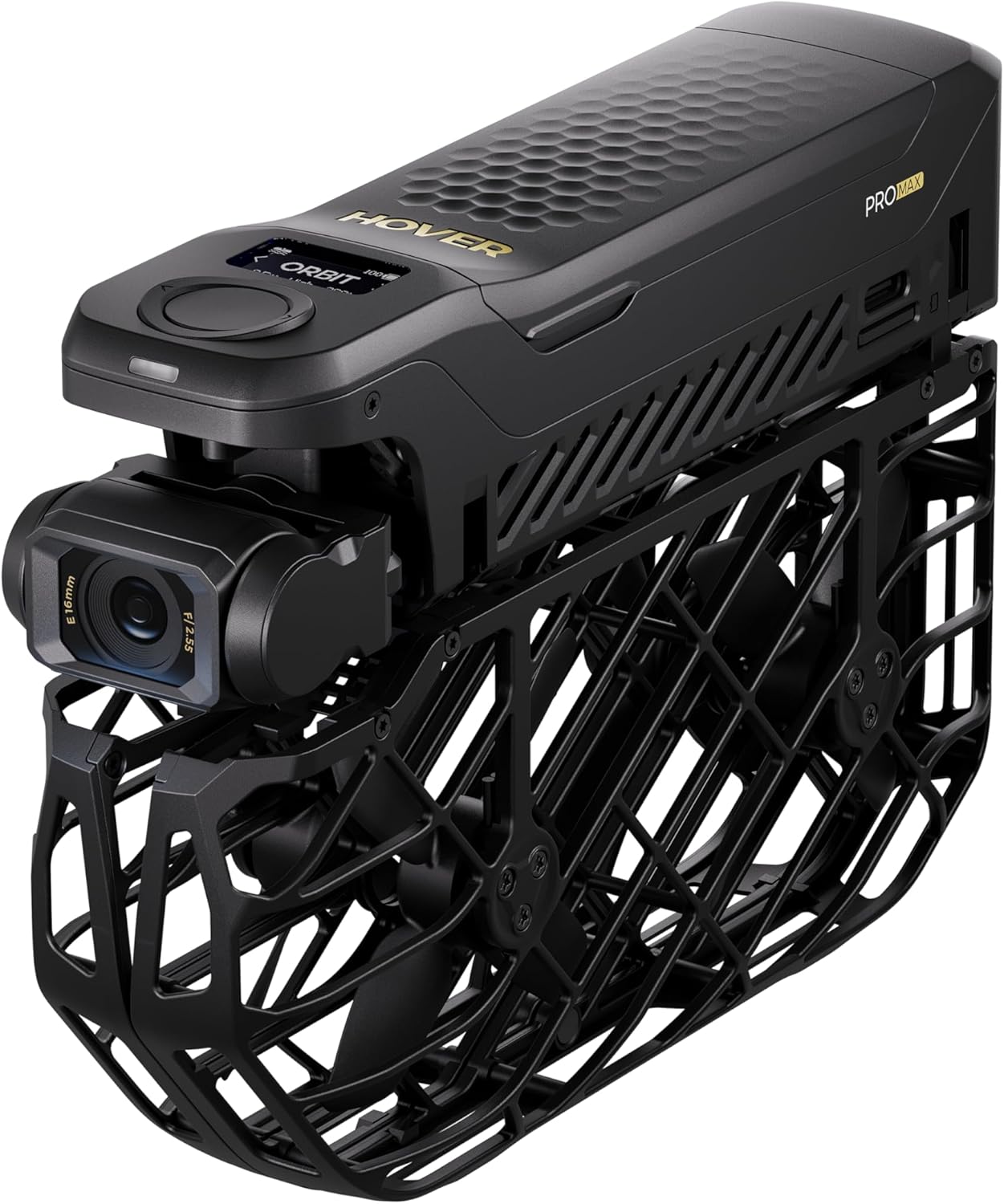 HOVERAir X1 PROMAX Dron con Camara, 192g Cámara Deportiva 8K Plegable con 15 Modos Automáticos, Seguimiento 42 km/h, Vuelo OmniTerrain, Detección de Colisiones, Dron Autónomo para Deportes (Estándar)