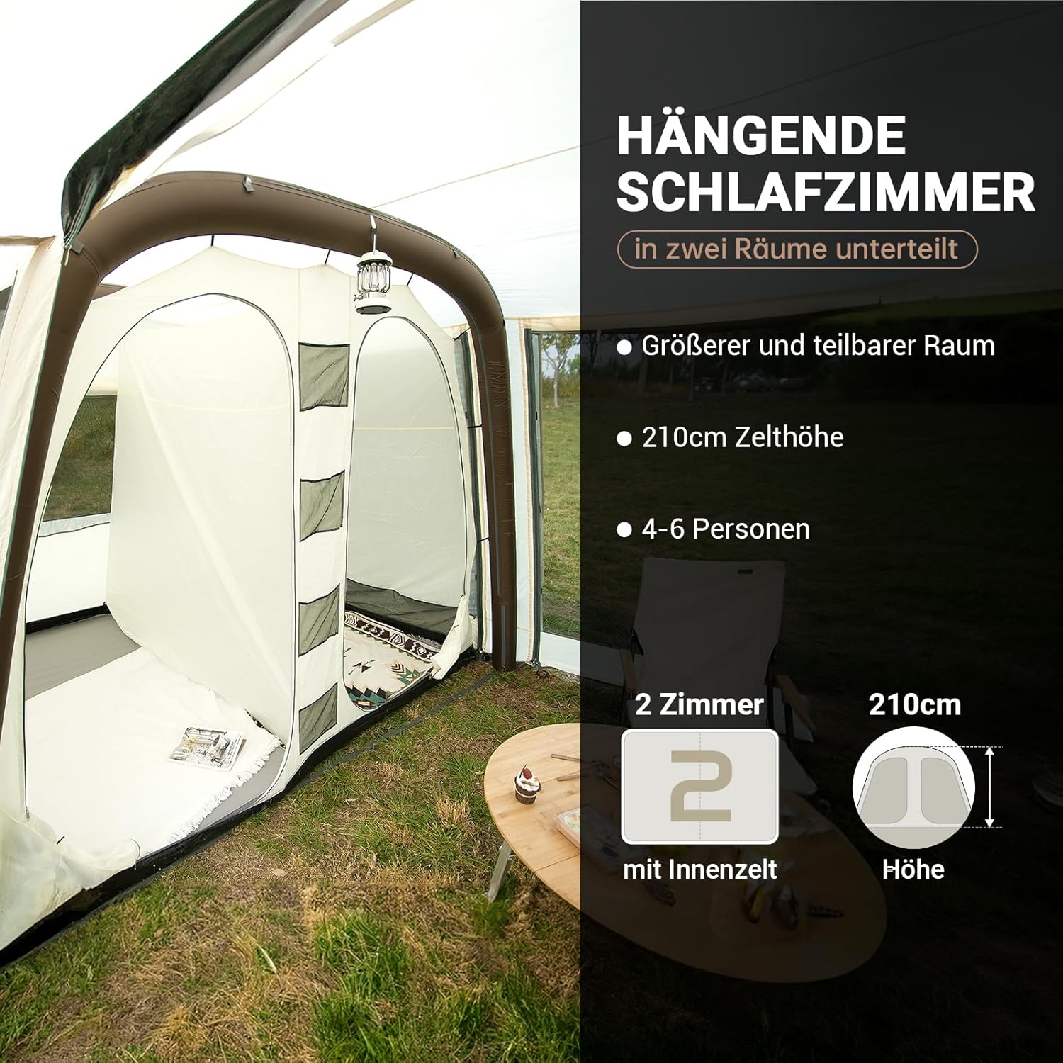 KingCamp Glamping Tent, Family Tent