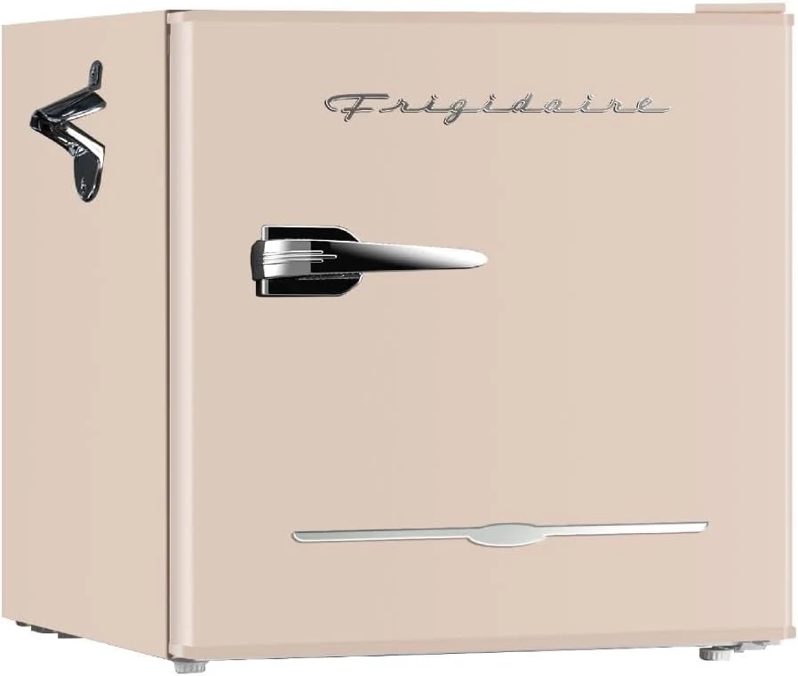 Frigidaire EFR176 Retro Compact Fridge with Chiller Mini Refrigerator with Built-in Bottle Opener for Office, Bedroom, Dorm Room or Cabin, 1.6 cu ft 16