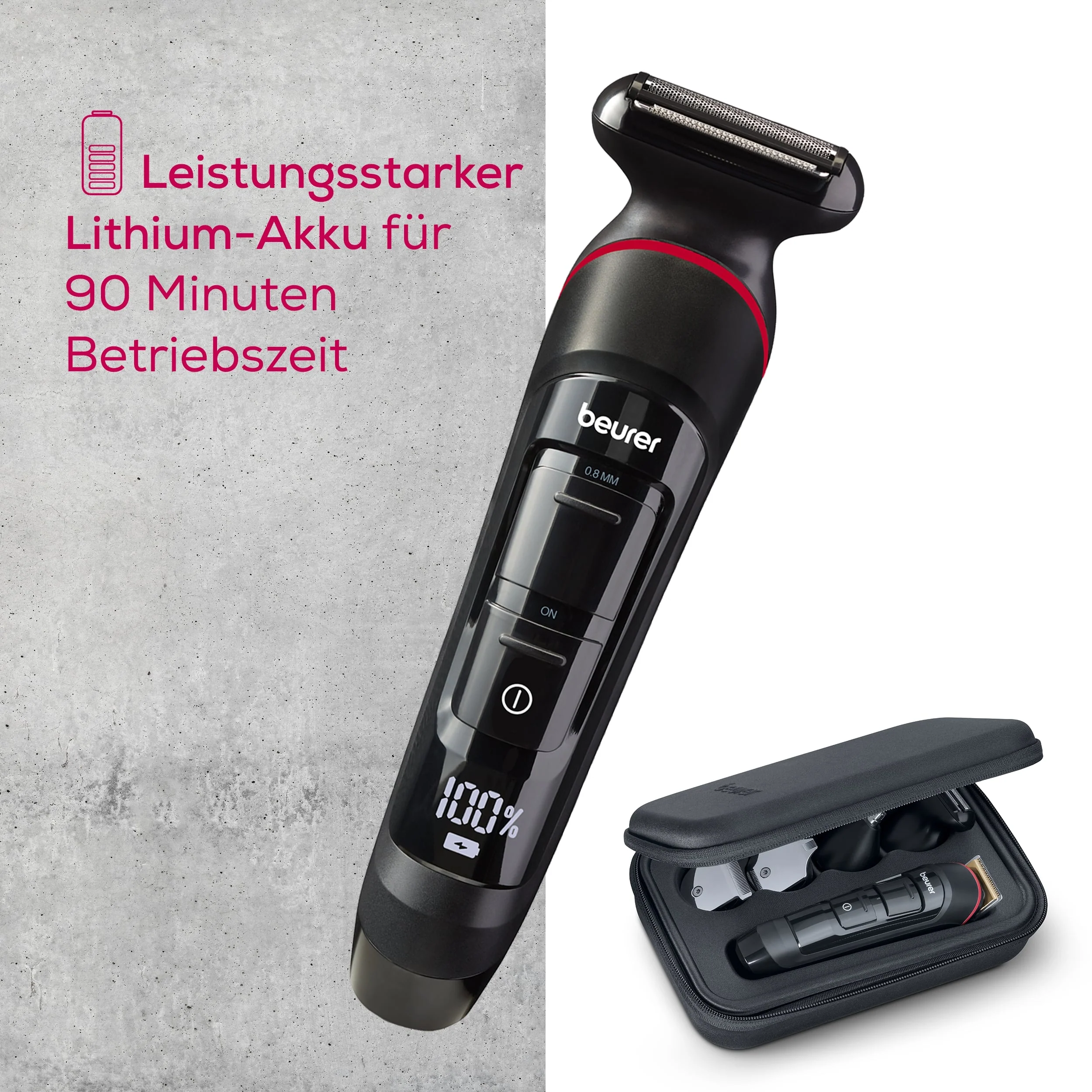 2025 Beurer MenCare MN9X Cutdown Multigroomer / Recortadora corporal
