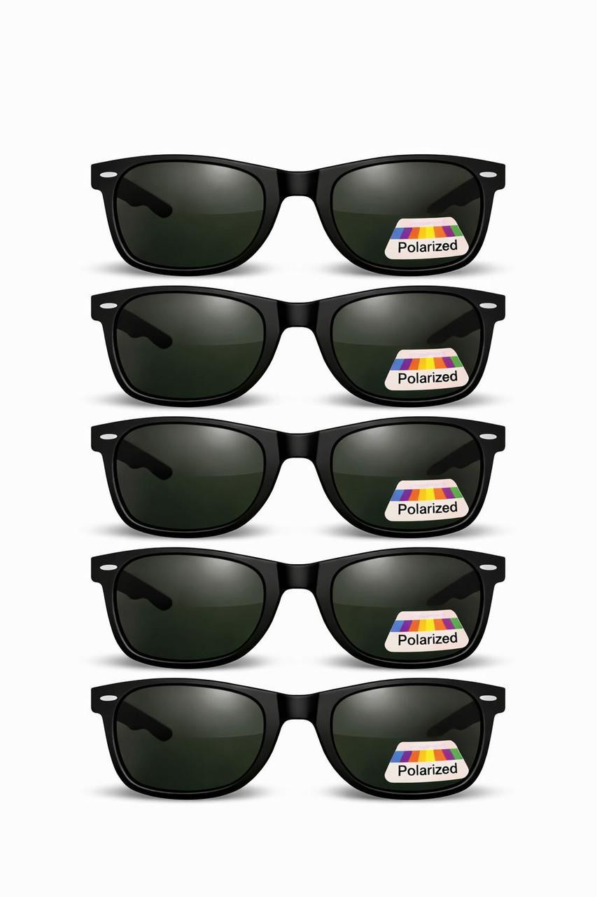 Polarized Bulk Sunglasses Glare Blocking 80's Style Blues Brothers 111