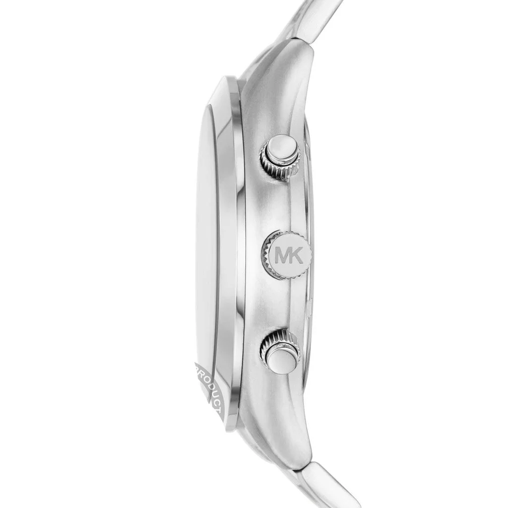 Michael Kors Slim Runway Chronograph Silver-Tone Women's Watch - MK1056