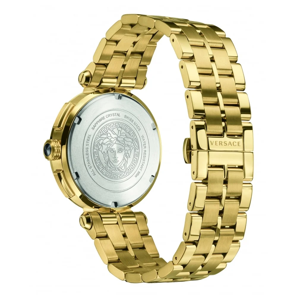 Versace V-Racer Aion Gold Chronograph Men's Watch - VBR060017