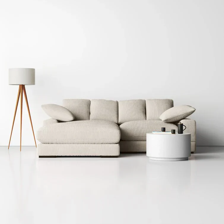 106′′ Wide Reversible Sofa & Chaise