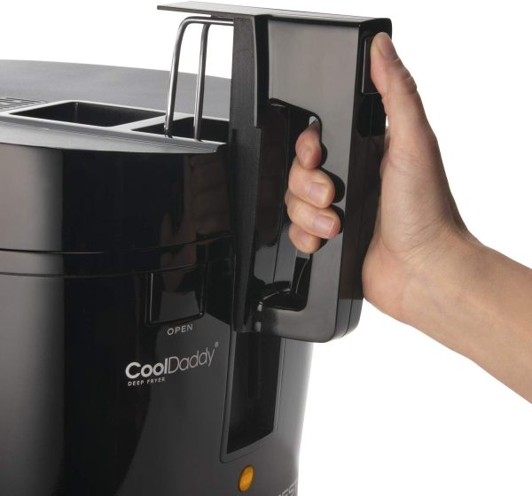 05442 CoolDaddy Cool-touch Deep Fryer Black