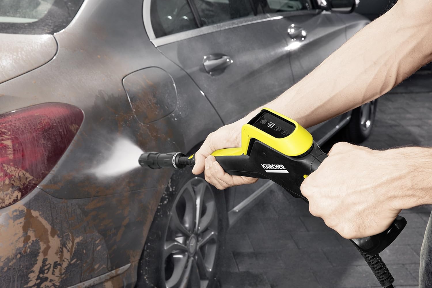 Kärcher Hochdruckreiniger K 4 Premium Full Control Car und Home (Druck: 20-130 bar, Fördermenge: 420 l/h, Komplettset inkl. Autoreinigungszubehör)