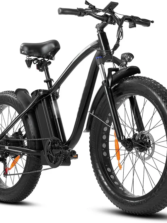 Outdoor electric bike with 48V/15Ah lithium battery ??Black
