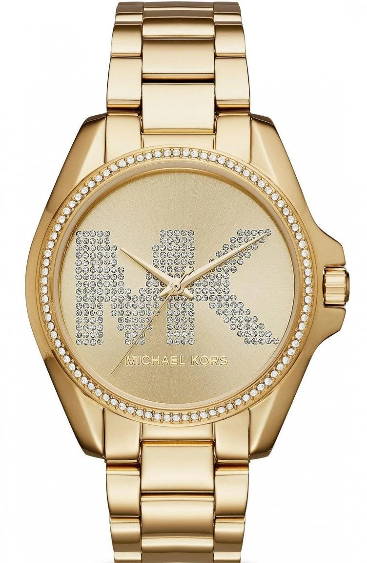 Michael Kors Bradshaw Crystal Bezel Gold-Tone Women's Watch - MK6555
