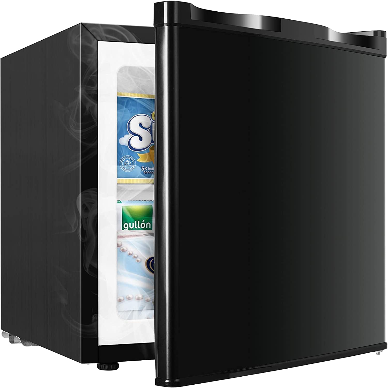 2026 Mini Congelador, Pequeño Congelador Vertical, 31L, -14℃ a -20℃, Negro, Temperatura Regulable, Silenciosos para Hogares, Oficinas