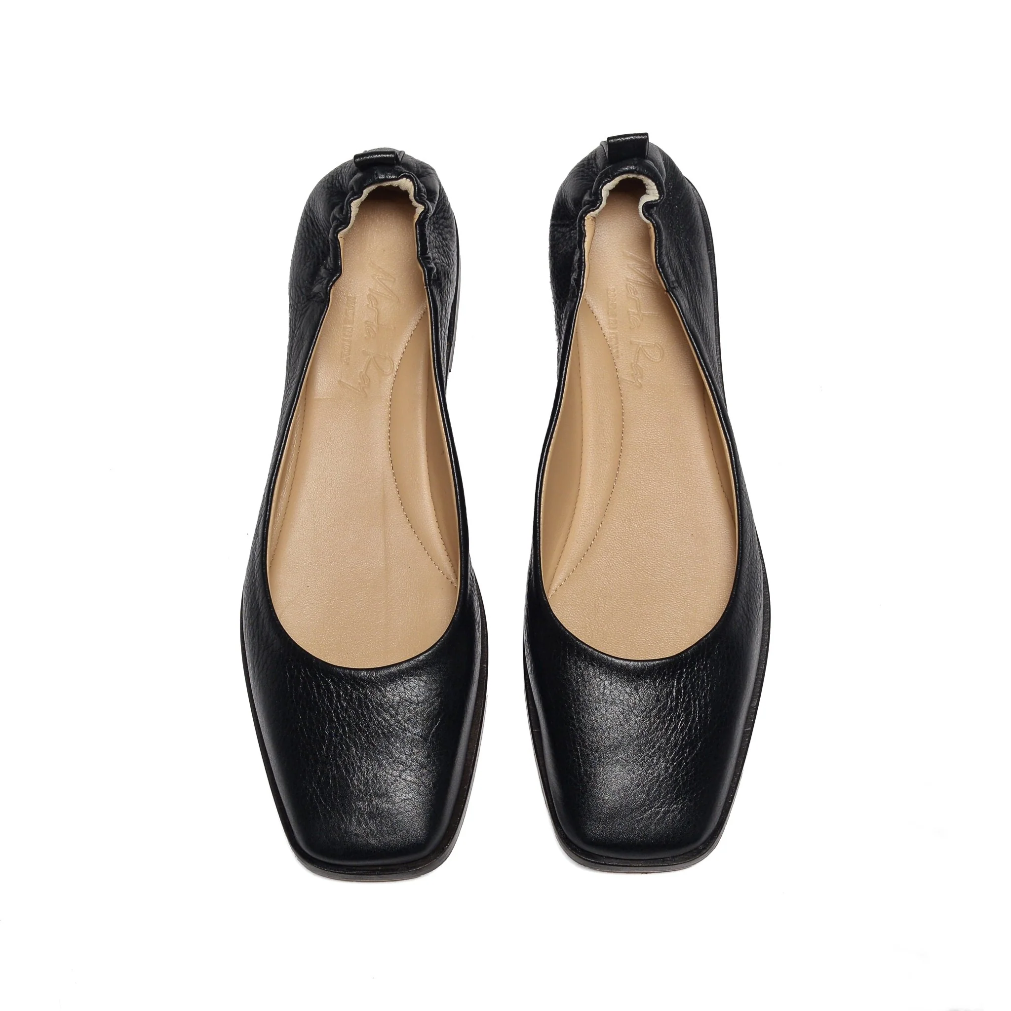 Ballerina Fiore glossy nero