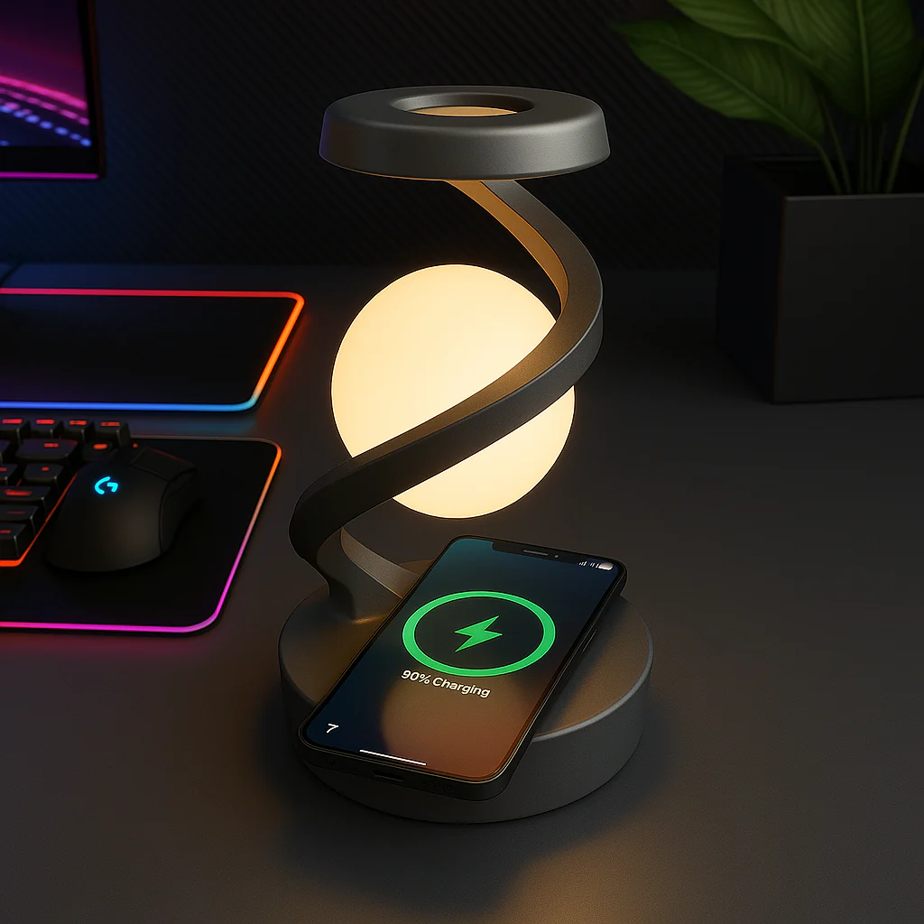 Magic Glow Levitating Lamp & Charger