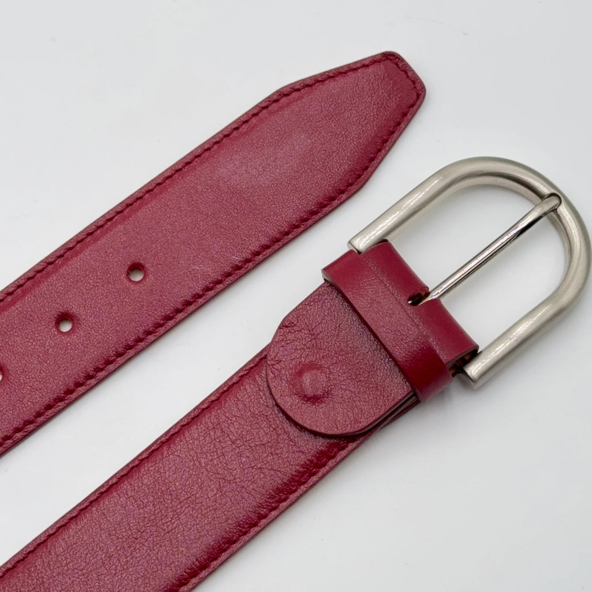 Cintura altezza 4 cm glossy rubino