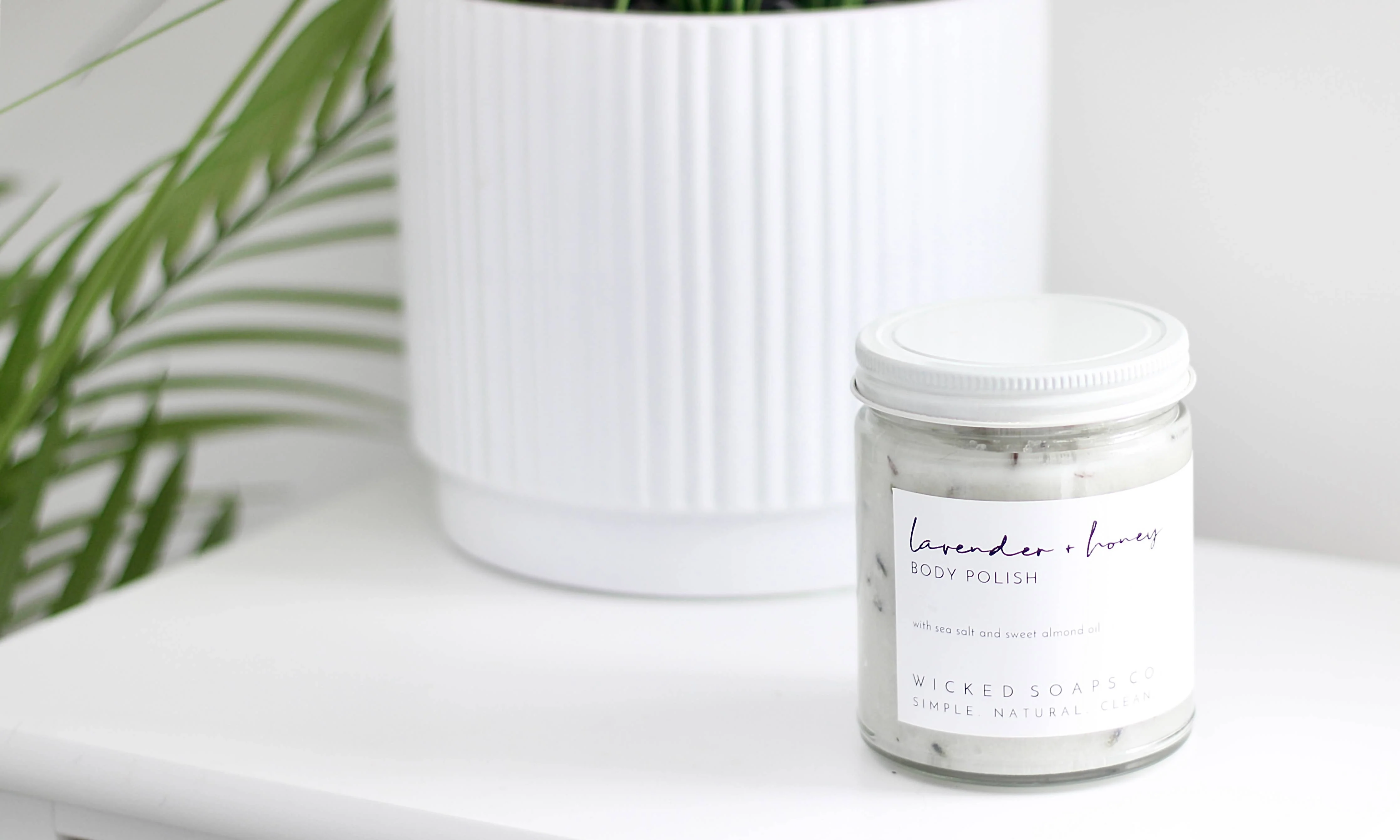 Lavender + Honey Body Polish Wicked Soap Co.