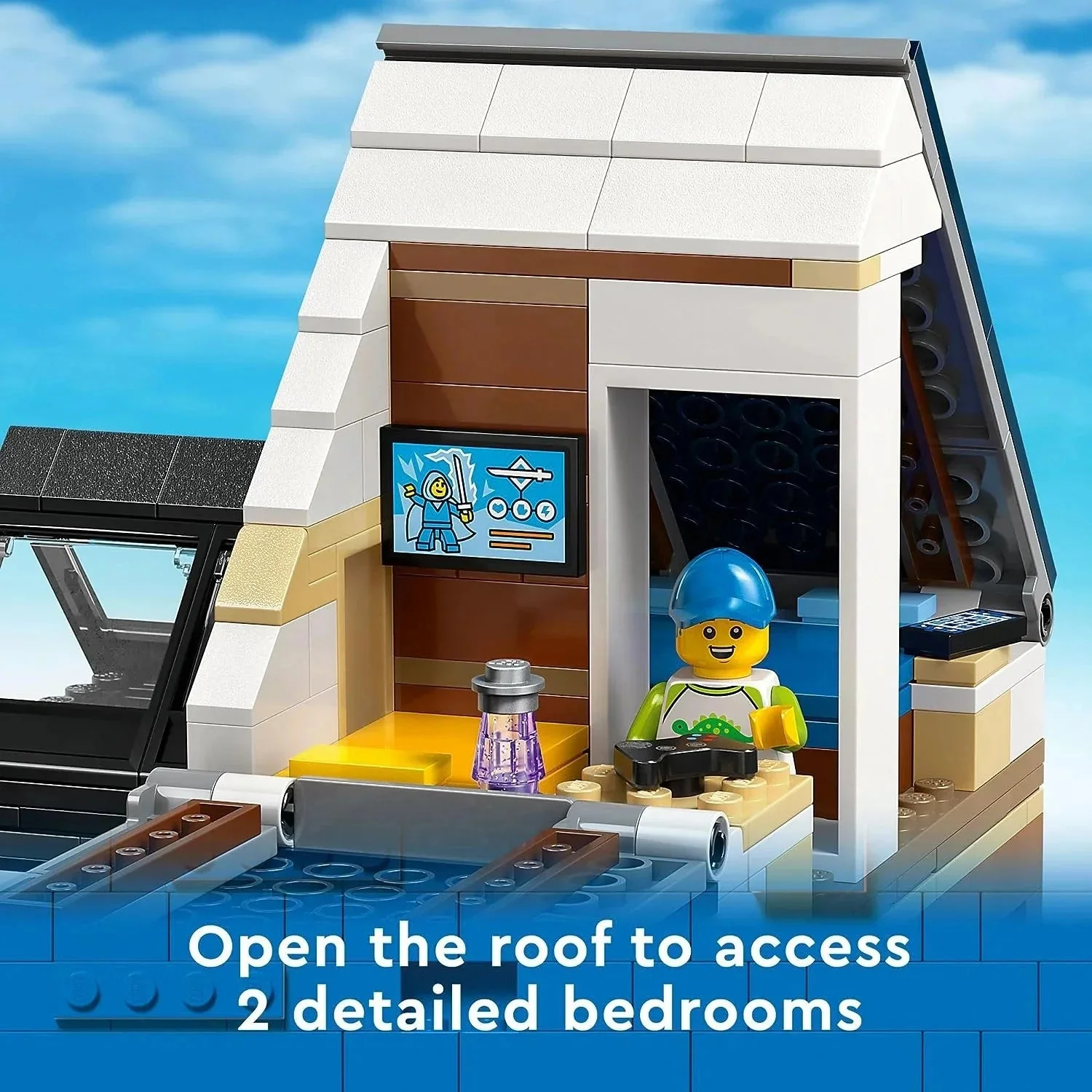 LEGO City Casa Familiar y Coche Eléctrico 60398