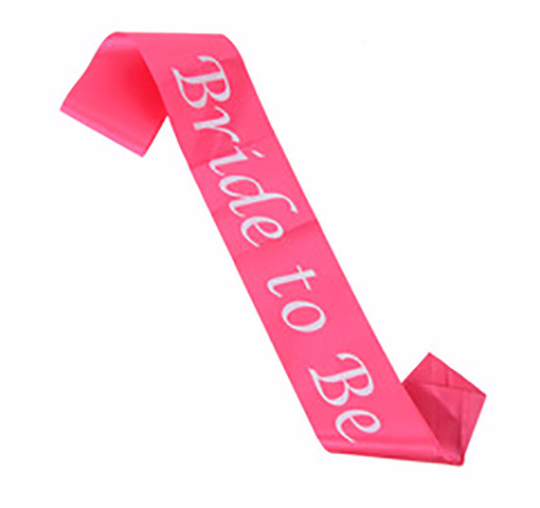 Wedding Sashes, Personalized For Bridal Party, Wedding Party, Bachelorette, Prom or Homecoming Satin Quality 60