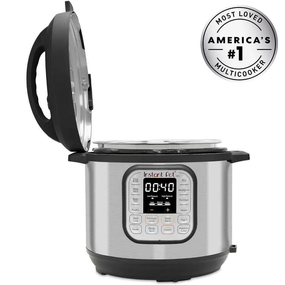 2025 Instant Pot Duo Evo Plus 5,7 L – Olla eléctrica multifunción 10 en 1 de acero inoxidable