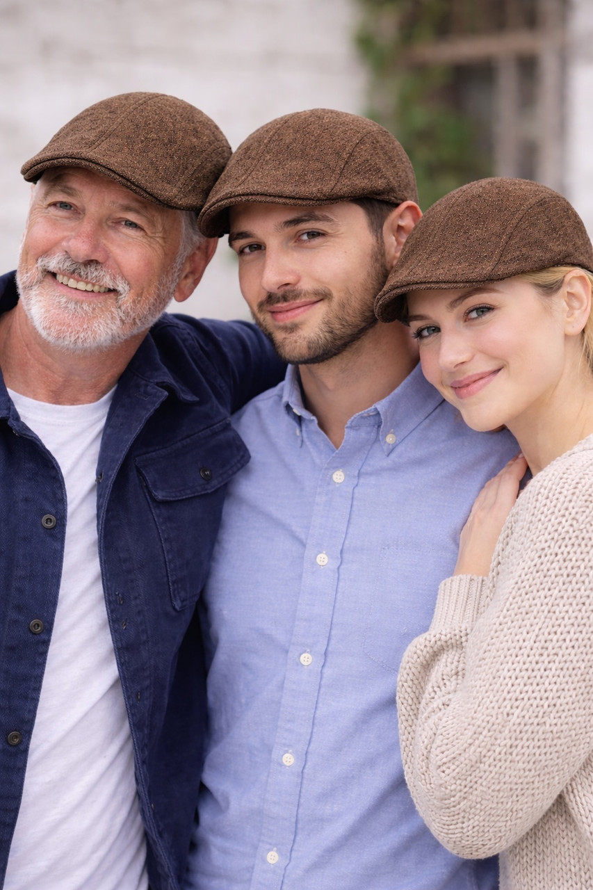 Ivy Cap Grey Deluxe Bulk 10+ Colors Available Linen Cotton 22.5 