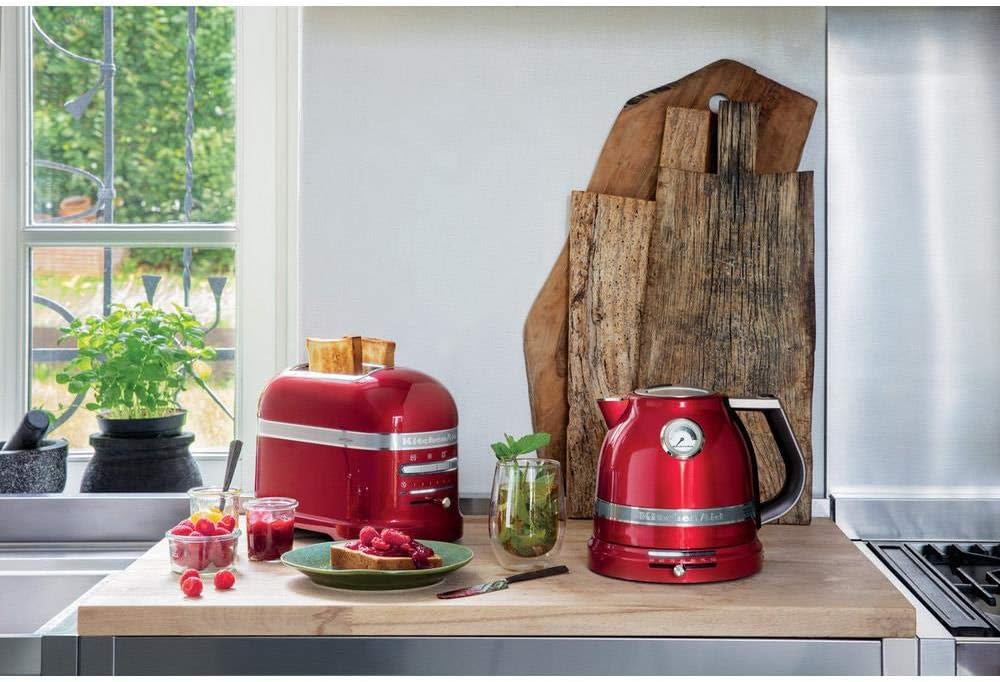 KitchenAid Toaster f��r 2 Scheiben mit Sandwich-Zange | Artisan | Retro Toast Machine | Verschiedene Funktionen und Br?unungsstufen | Gr��n