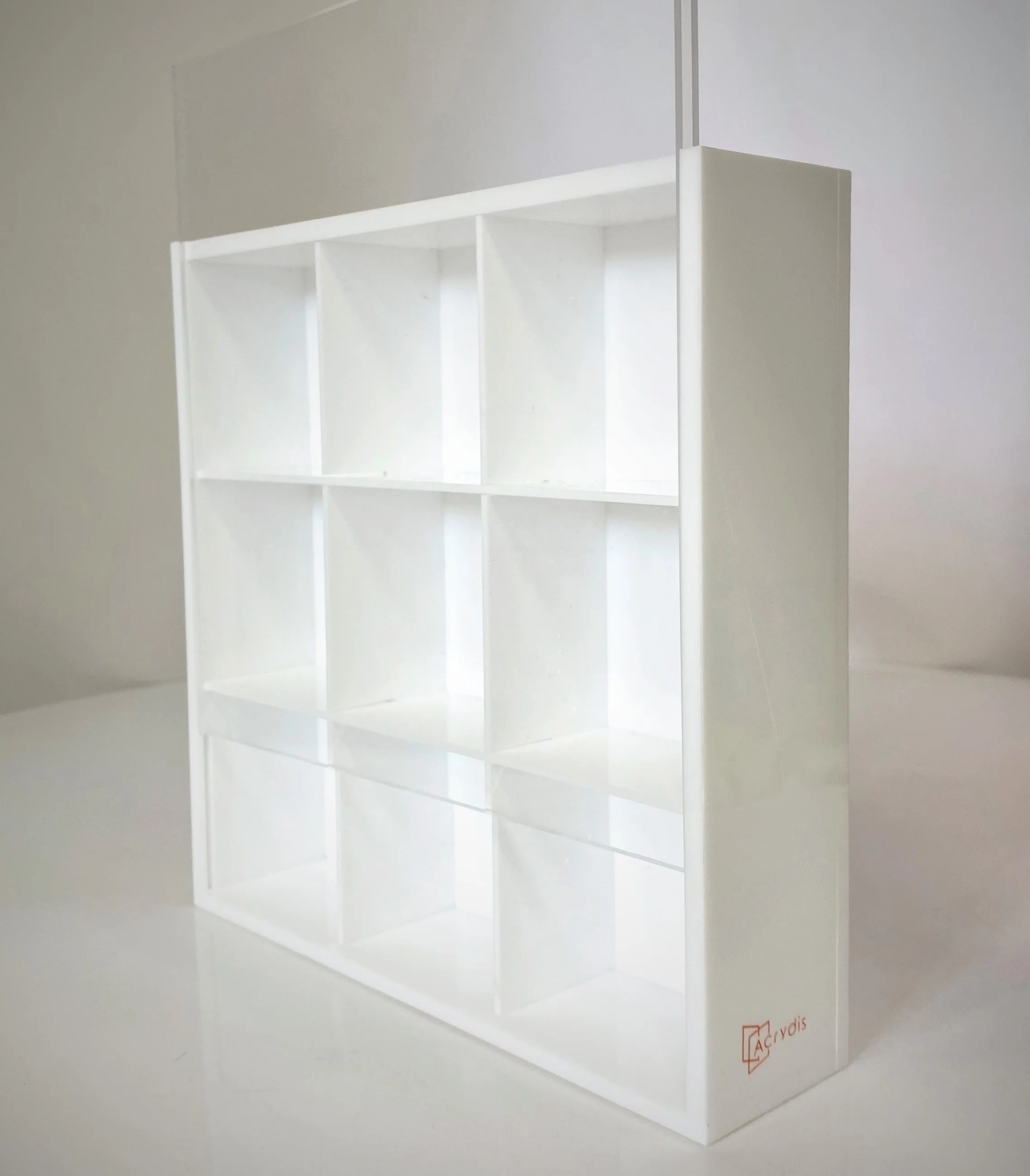 Acrylic (White) Protective Display Case for Get A Grip / Garbage Pail Kids Skateboard Wheels Set
